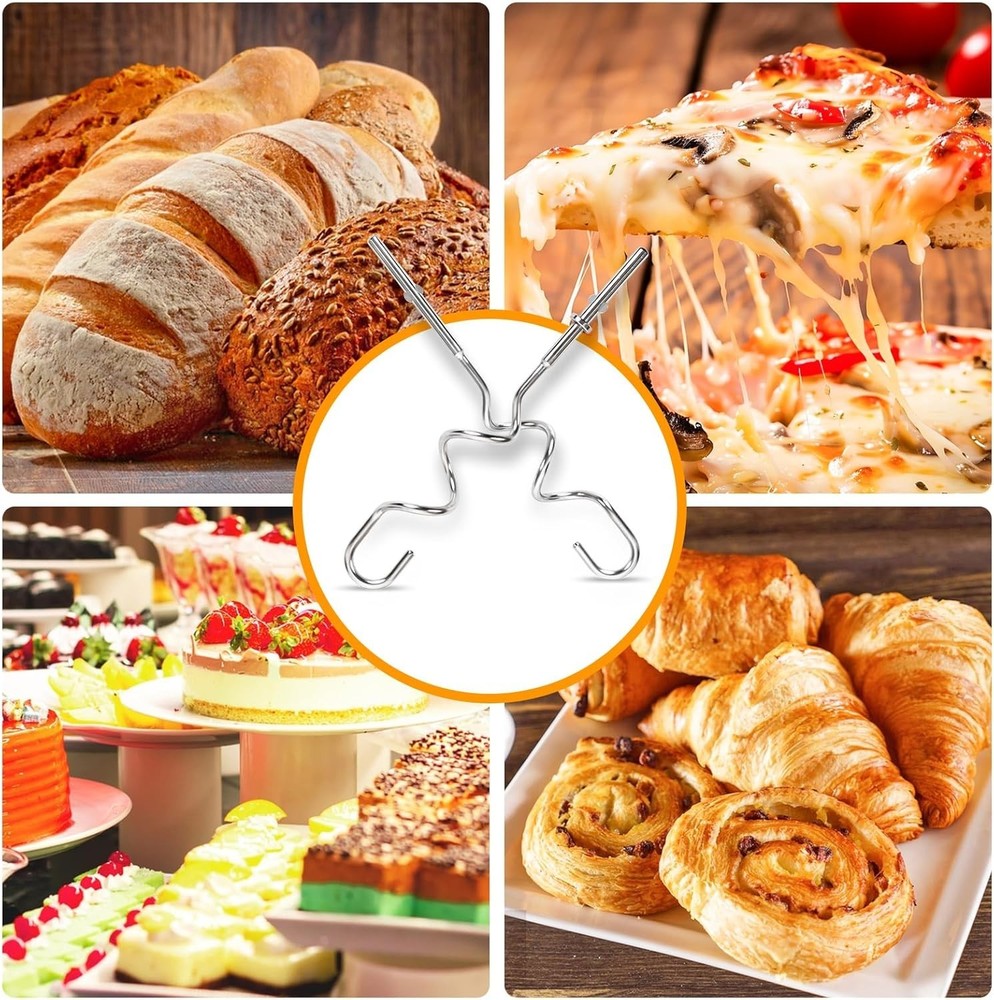 KHM512 Hand Mixer Dough Hooks Attachments Suitable for KitchenAid Hand...