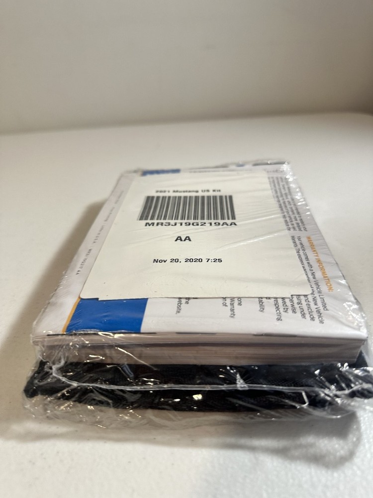 2020 Ford Mustang Owners Manual Set New