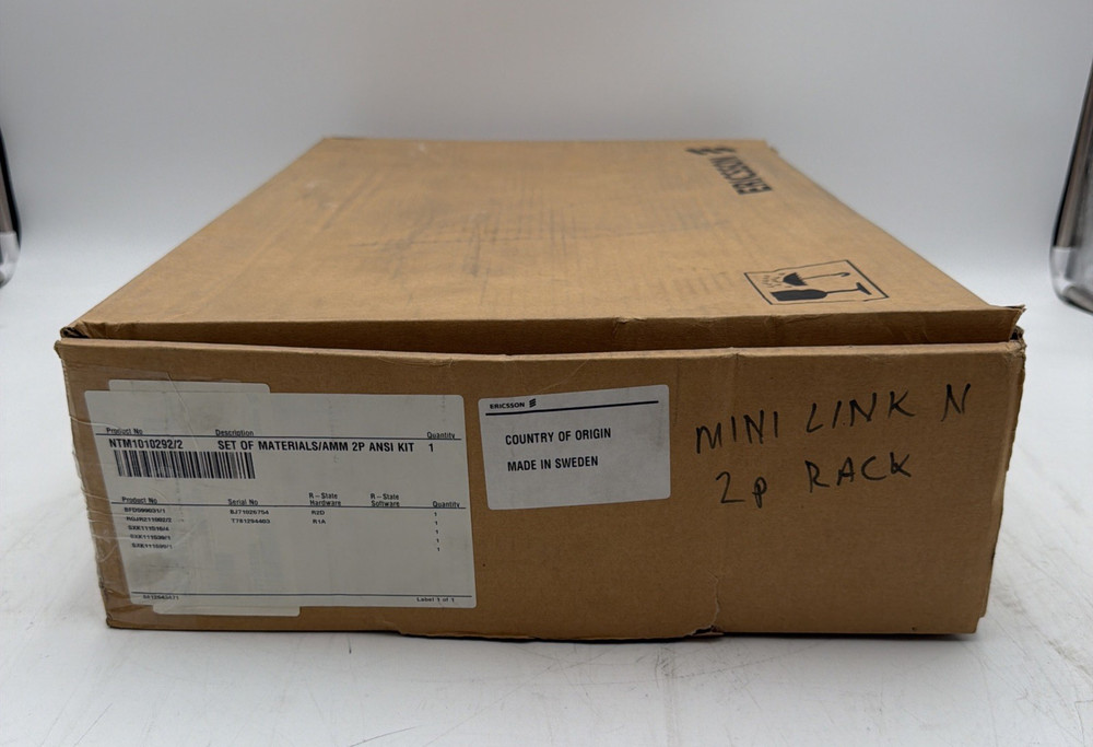 NEW Ericsson Mini-Link BFD 599 031/1 R2D Subrack AMM 2PAC Microwave Data link