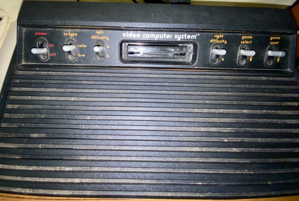 Atari 2600 Video Computer System Console CX-2600A w Documents-Tested-See Descrip