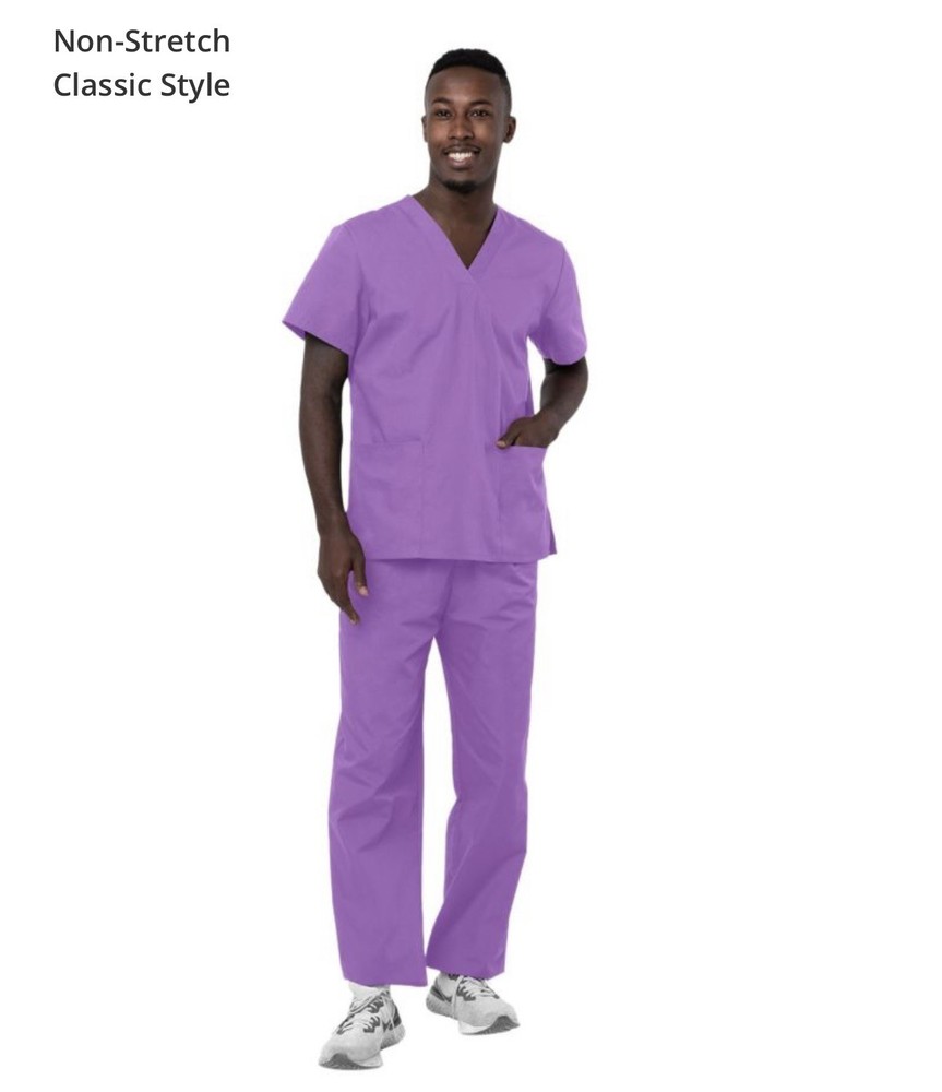 Adar Universal Unisex Drawstring Scrub Set ~ Large ~ NWT