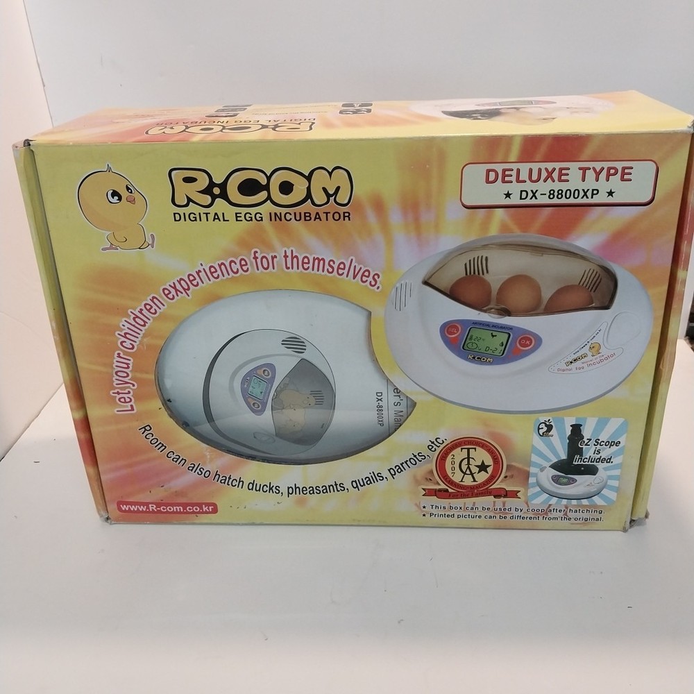 R-Com Digital Egg Incubator DX-8800XP + Inserts Nob