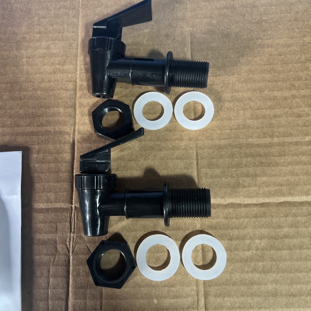 2 Pcs Replacement Cooler Faucet, Reusable Spigot Spout Water Beverage Lever Pour