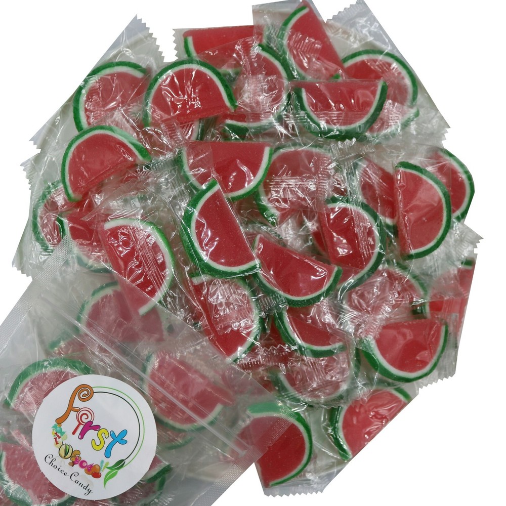 WATERMELON JELLY FRUIT SLICE INDIVIDUALLY WRAPPED