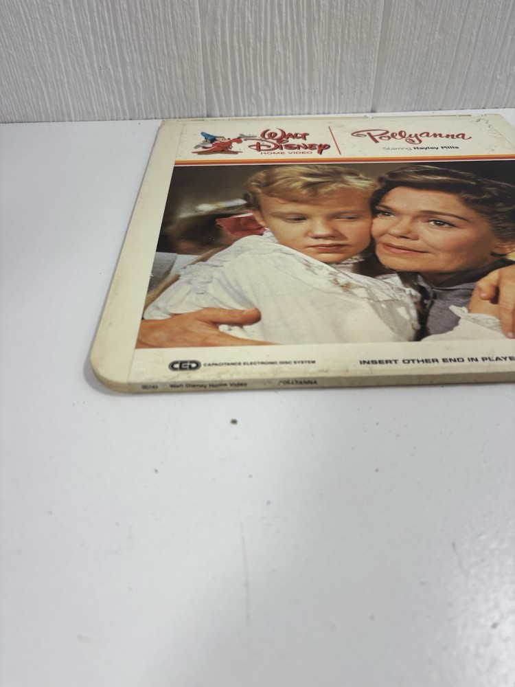 Disney’s Pollyanna CED VideoDisc RCA SelectaVision Part 1 Untested