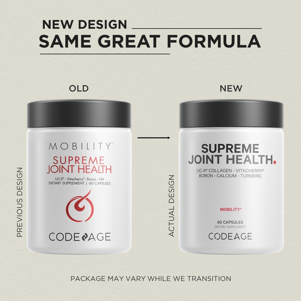 Support Joint Flexibility - Codeage UC II Collagen Supplement 60ct