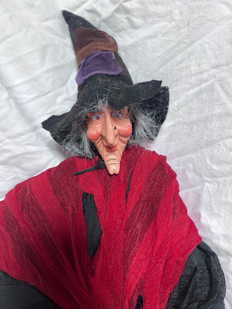 Halloween Hanging Witch about 29" long