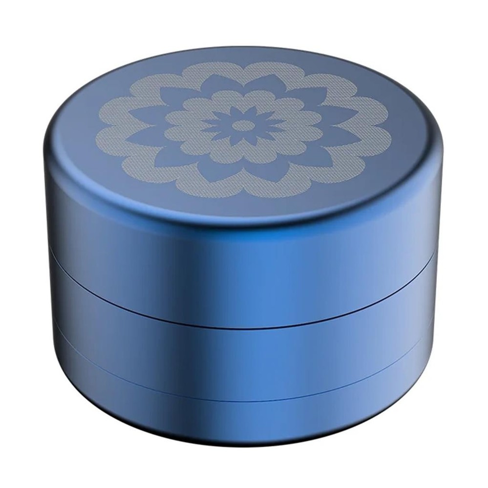 Flower Mill NEXT GEN STANDARD 2.5" BLUE Grinder 3 Piece
