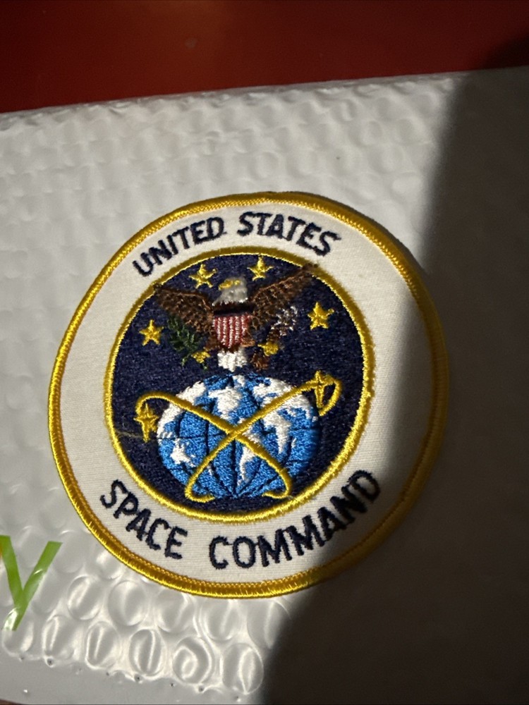 United States US Space Command NASA 4" Iron On Patch