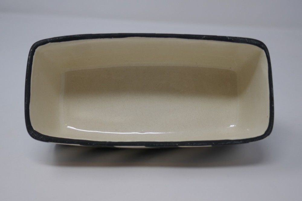 Robin Spears Whimsical Stars Moons Ceramic Butter Dish RARE