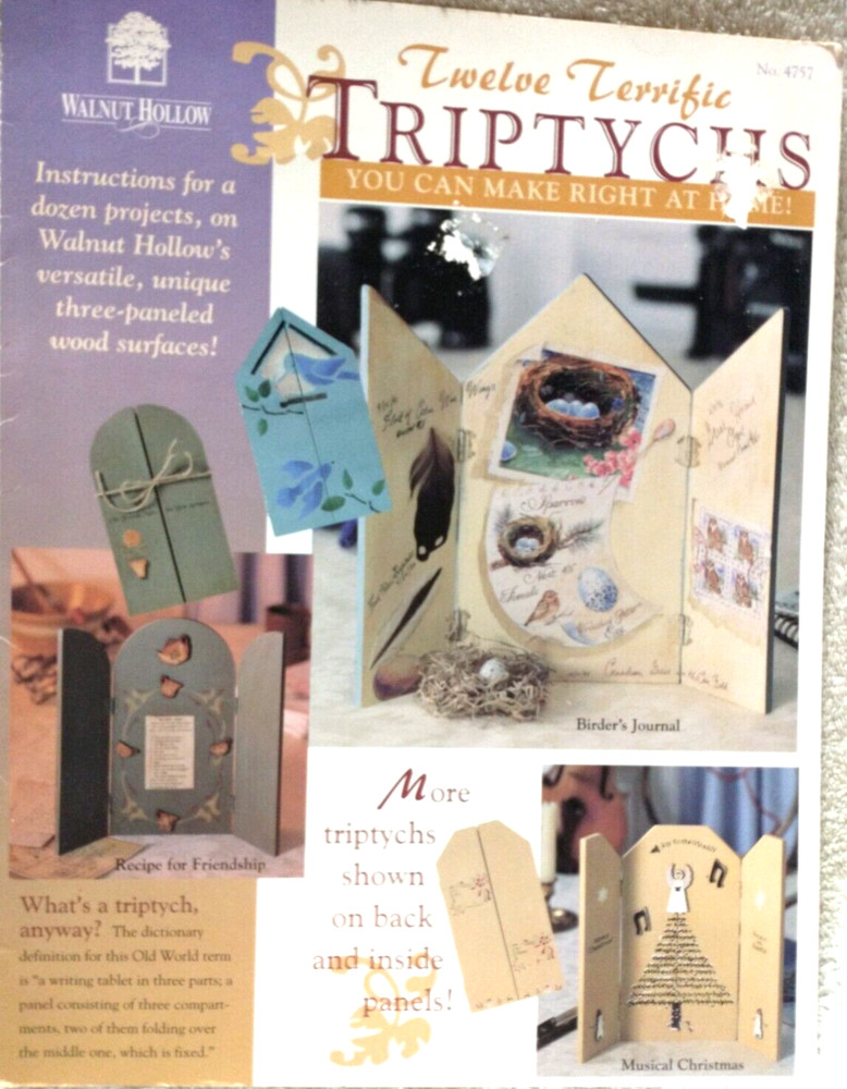 Walnut Hollow Twelve Terrific Triptych You can make right at home. Instructions