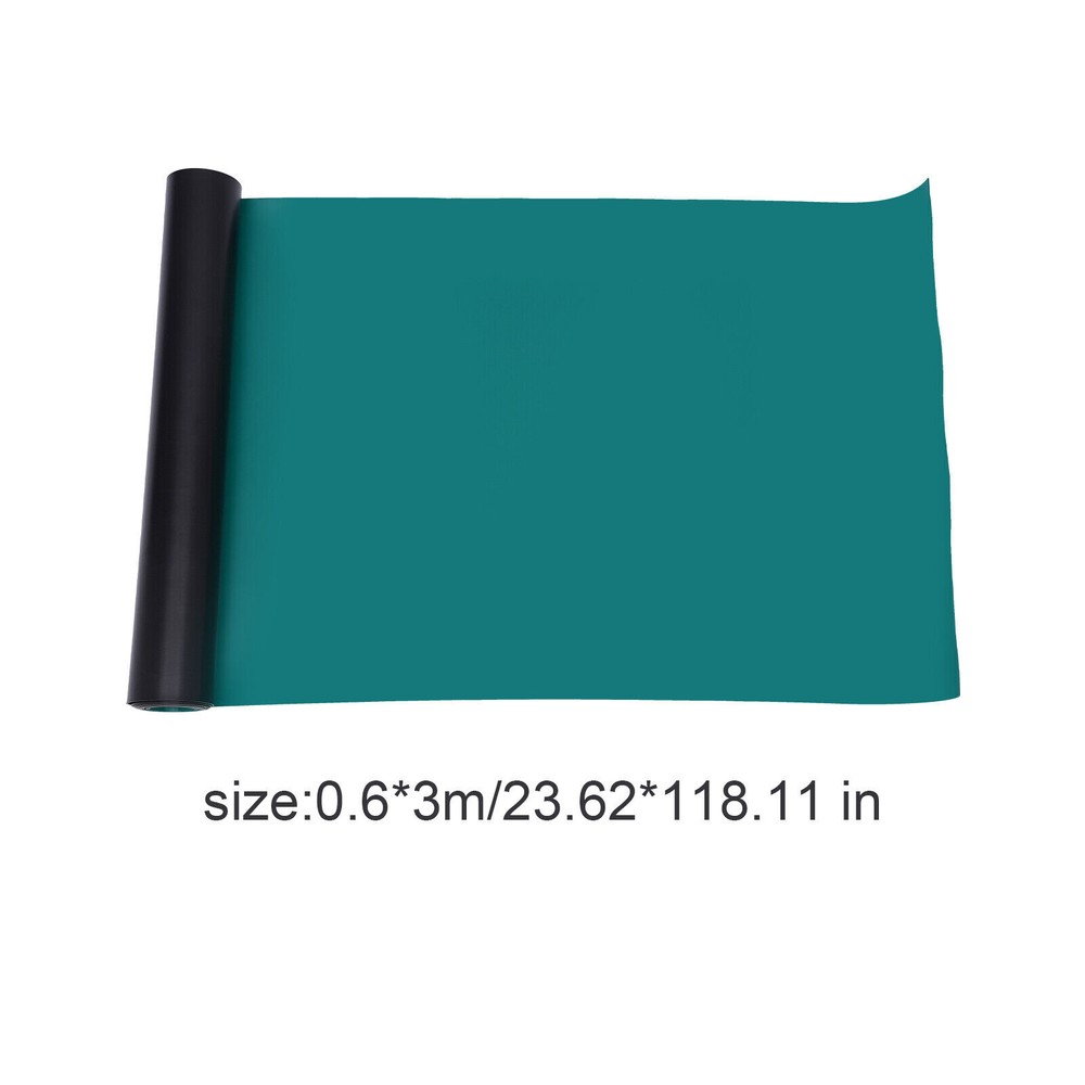Anti-Static ESD Rubber Table Floor Mat 118" x 23" Large Fit For Workbench
