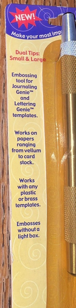 Chatterbox Empressor Rolling Ball Embosser Embossing Tool Journaling Dual Tips