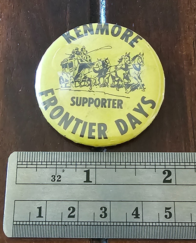 Kenmore Washington Frontier Days Pinback Button