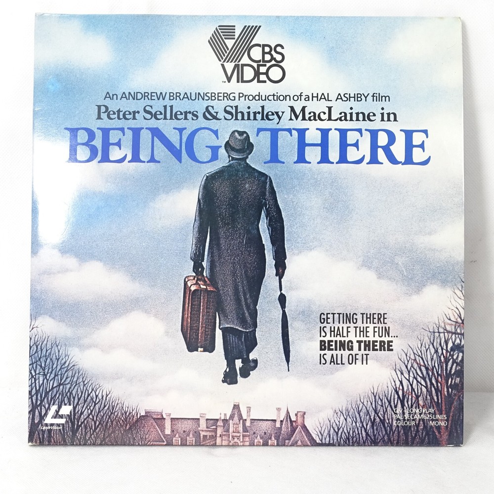Laserdisc - "Being There" Peter Sellers & Shirley Maclaine. 2 Disc Set.