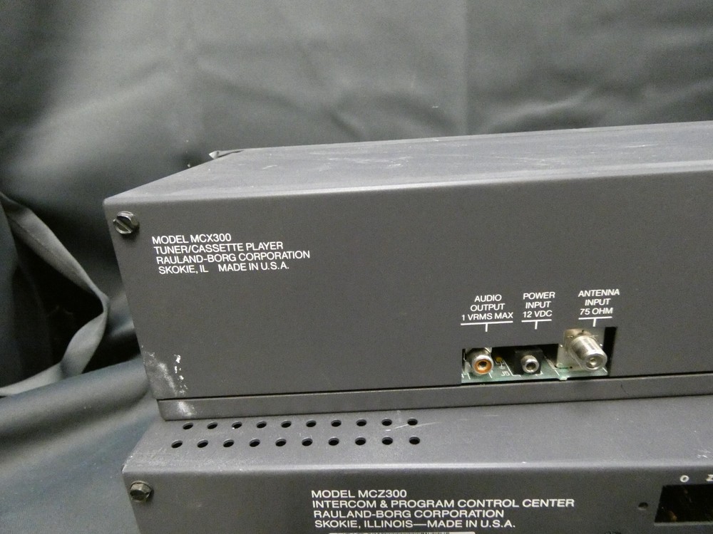 RAULAND MCZ300 Intercom/PA System - Control Unit, Casette Deck, Clock, 2 Amps