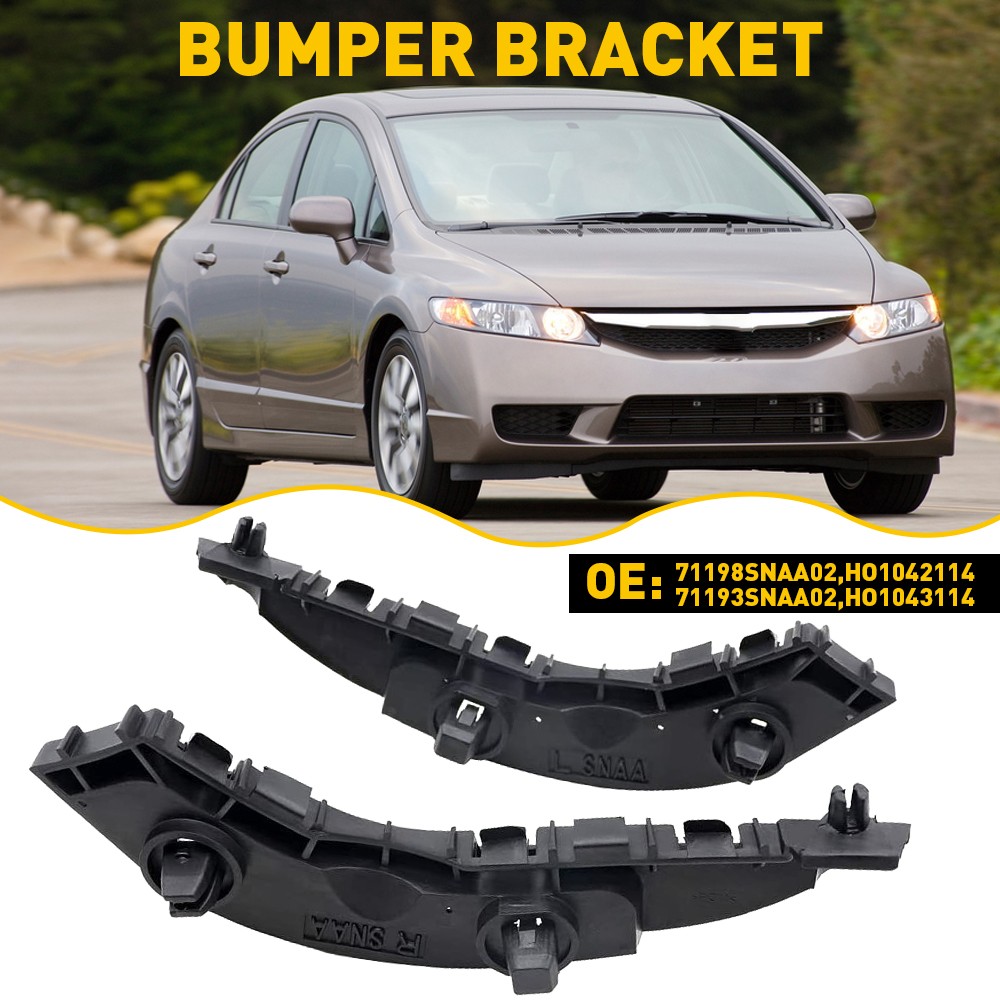 2pcs Front Bumper Bracket Left & Right side for Honda Civic 2006-2010 2011