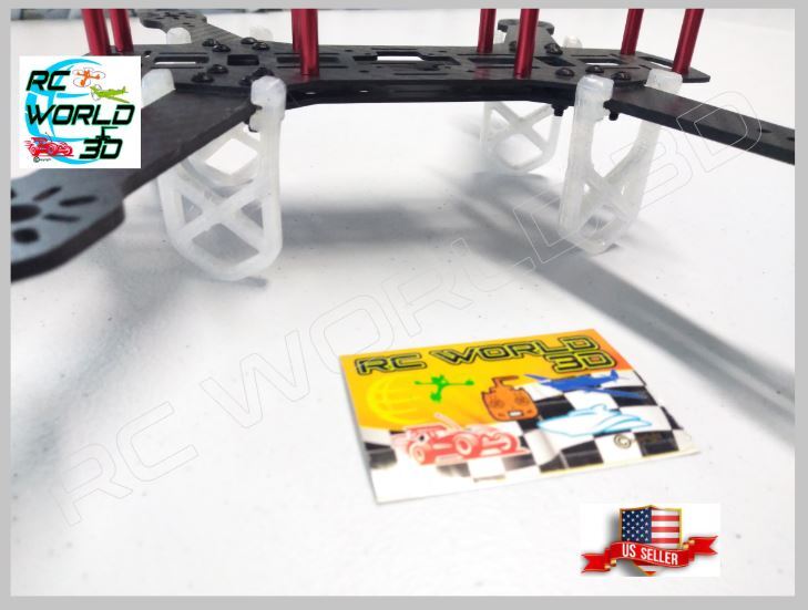 QUADCOPTER LANDING FEET SET 3D PRINTED STRONG PLA * 250-280-300 FRAMES *