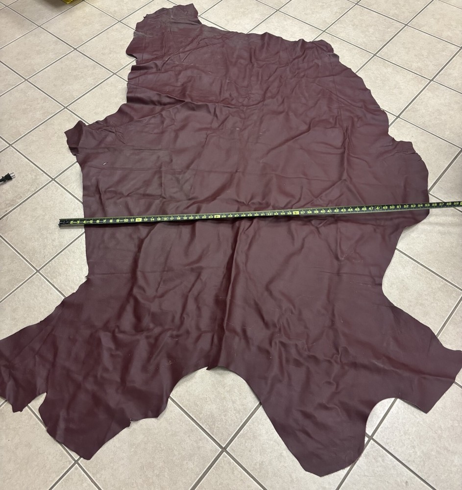 leather full hide red green brown