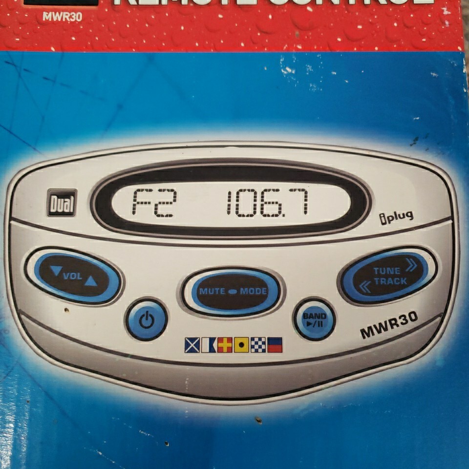 Dual MWR30 Wired Marine Remote Control w/ iplug, Hardware, Wiring Open Box
