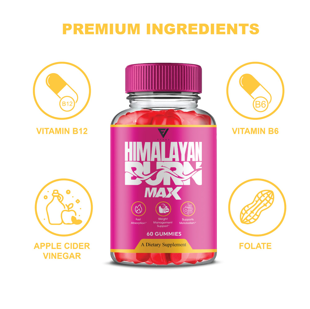 (3 Pack) Himalayan Burn Max Gummies, HimalayanBurn Advanced Gummy (180 Gummies)