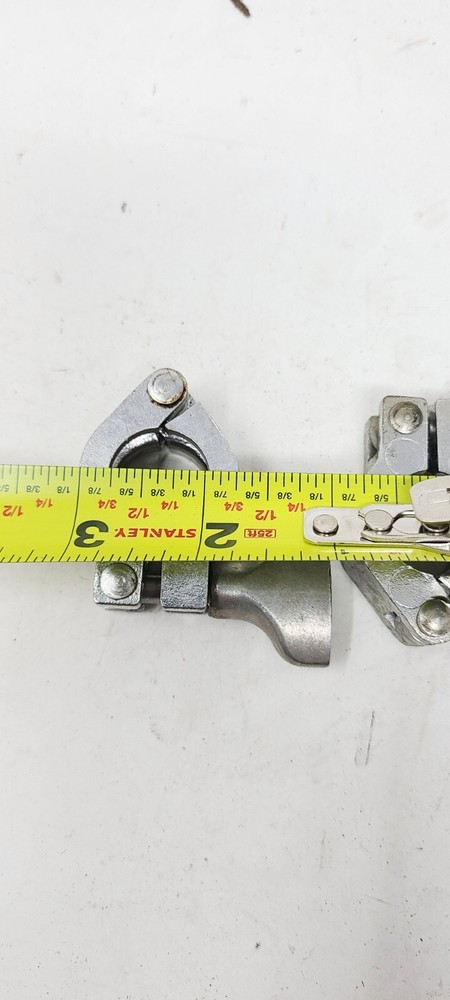 (5 Pack) Sanitary Pressure Tri Clamp | 1" Single Hinge