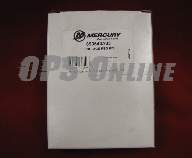Mercury OEM Voltage Regulator Kit 893640A03 - New