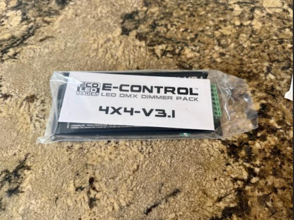 LED DMX Dimmer Pack, E-Control, 4×4-V3.1
