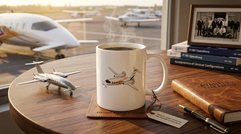 Piaggio Avanti Ceramic Coffee Mug - 15oz.