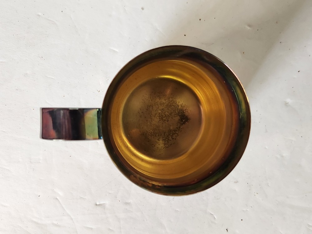 Wallace Silverplate Cup w/ sticker