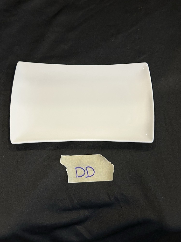 Maxwell Williams White Basics Rectangular Porcelain Appetizer Plates  20x11cm