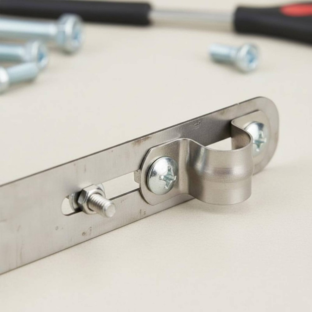 Mailbox Mounting Bracket Reinforcing Support Letterbox Railing Mount for