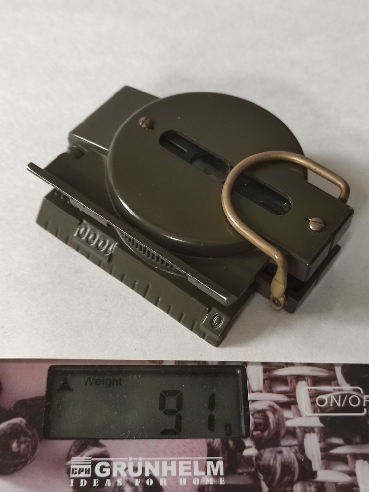 Compass Foldable in Closed Metal Case Camping Accessory Original