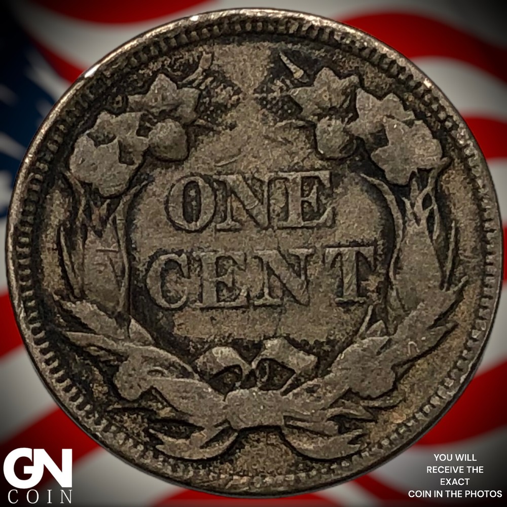 1857 Flying Eagle Cent Penny X9314