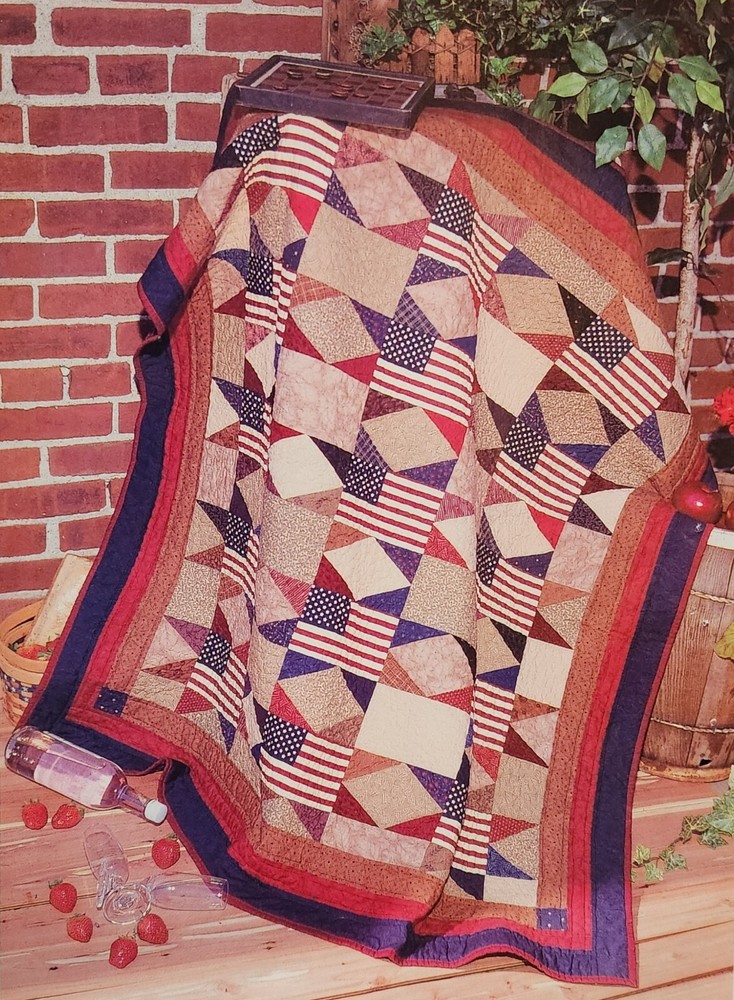 "Ole Glory" Wall Quilt Pattern from 2000 Magazine Intermediate