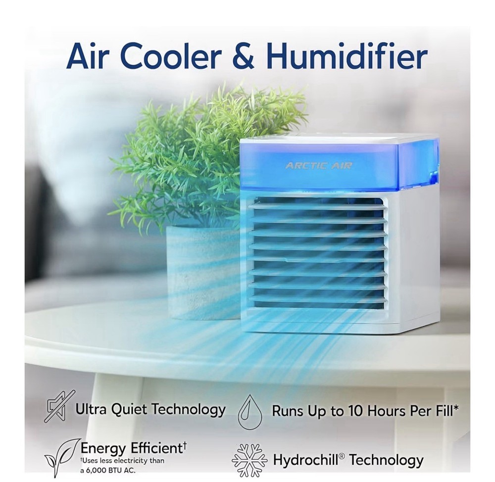 Mini Air Cooler & Humidifier Multi-Function USB Powered