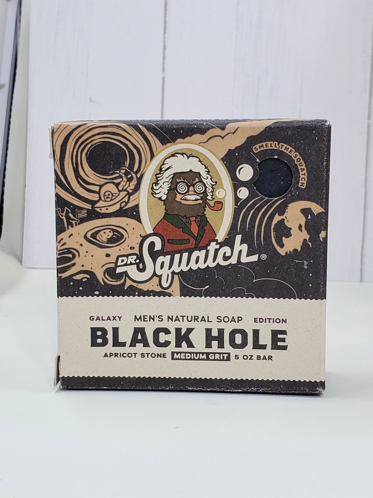 EMPTY BOX ONLY Dr. Squatch Limited Ed. Bar Soap Black Hole BOX ONLY