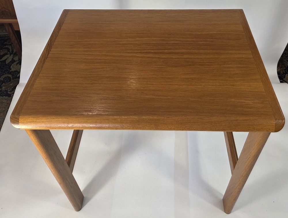 Vintage 1970s Danish teak large nesting Table