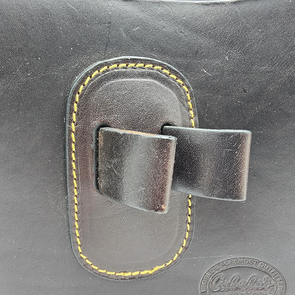 Cabelas Leather Shotgun Shell Pouch & Belt