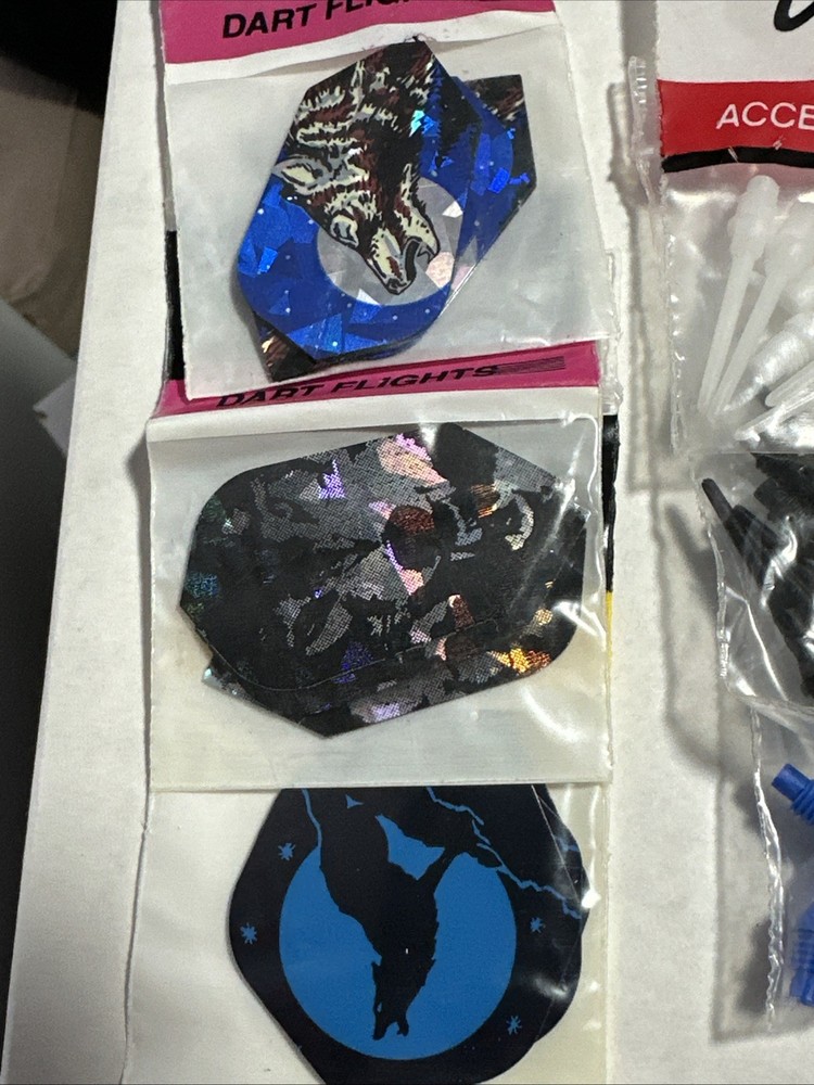 15GM Wolf Themed 3 Soft Tip Dart Set Bundle With Soft Case
