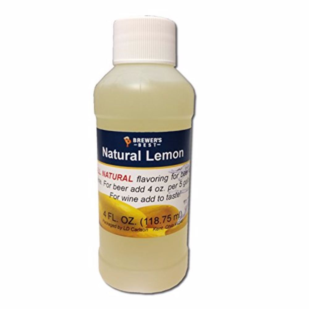 Brewer's Best Natural Beer and Wine Fruit Flavoring (Lemon)