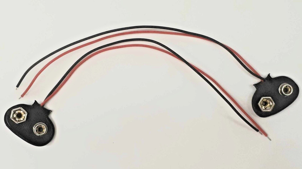 3M Dynatel Receiver 9V Battery-Pack Wire Leads, 2-Pack