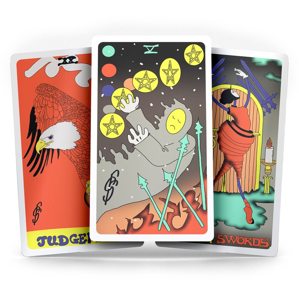 Feldman Sisters Tarot, 78 Cards Tarot Deck