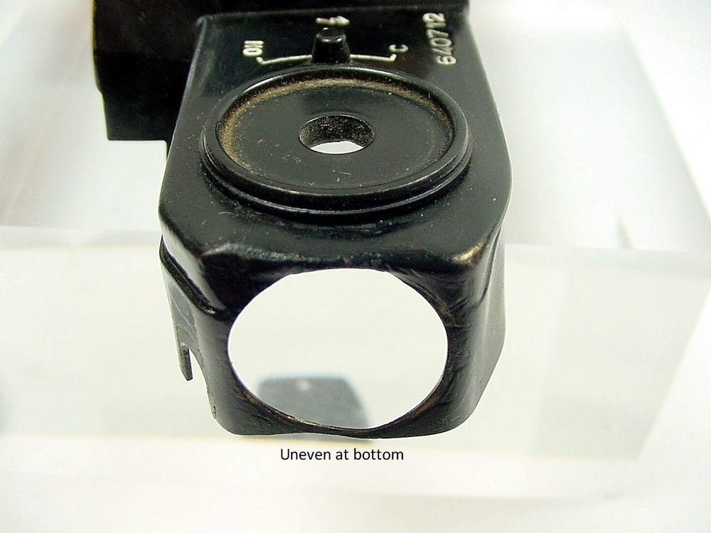 Canon FTB top black | paint touched up | end dent | $9 |