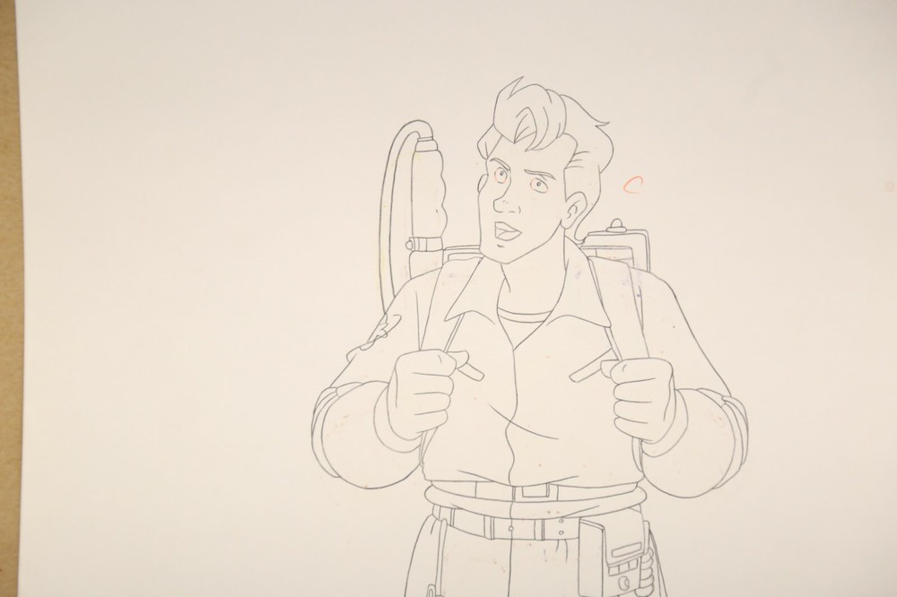 GhostBusters Original Production Drawing And Cel 79-56 Used Cond.