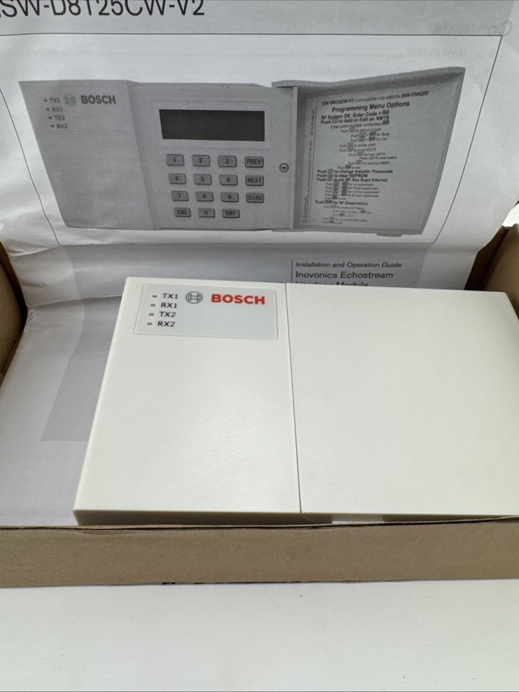 Bosch ISW-D8125CW-V2 COMMERCIAL WIRELESS INTERFACE MODULE