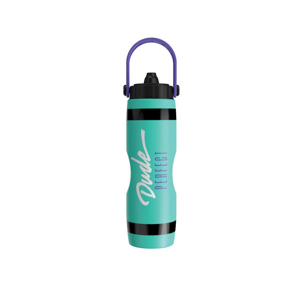30 oz Squeeze Water Bottle Dude Perfect Teal Silicone Handle