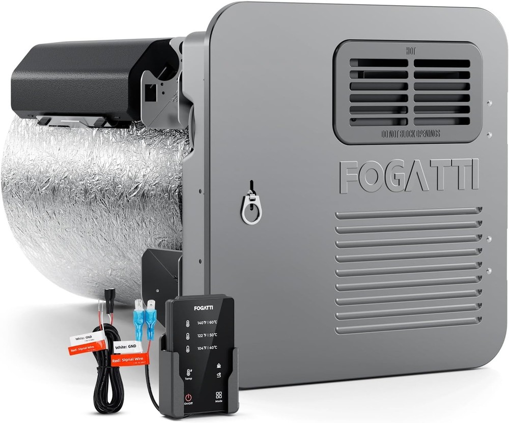 6/10 Gallon RV Water Heater 12,000BTU Gas & 1440W Electric DSI Ignition W/ Door