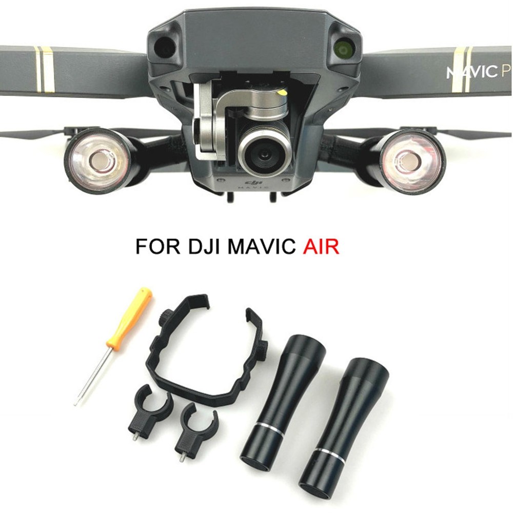 Adjustable LED Flashlight Flying Night Headlight Spotlight For DJI Mavic Pro D