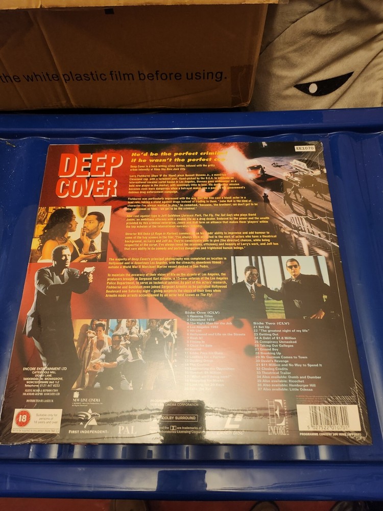 Deep Cover Sealed Laserdisc